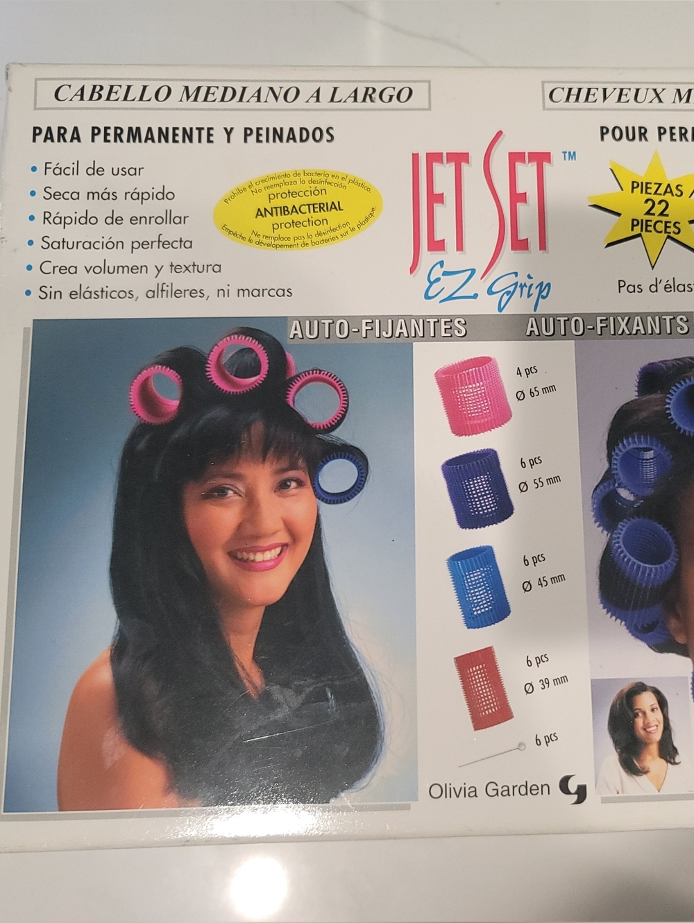 Jet Set EZ Grip self-gripping Curlers - Used